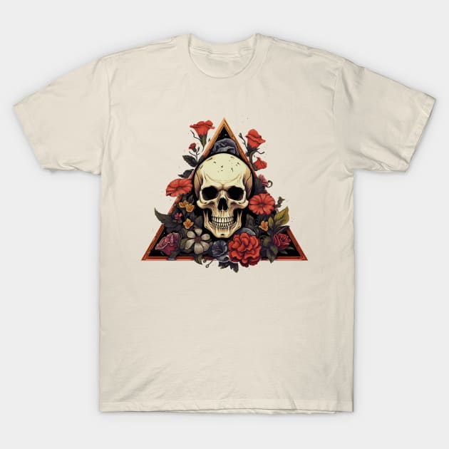 Death And Beauty T-Shirt by Bear Face Studios